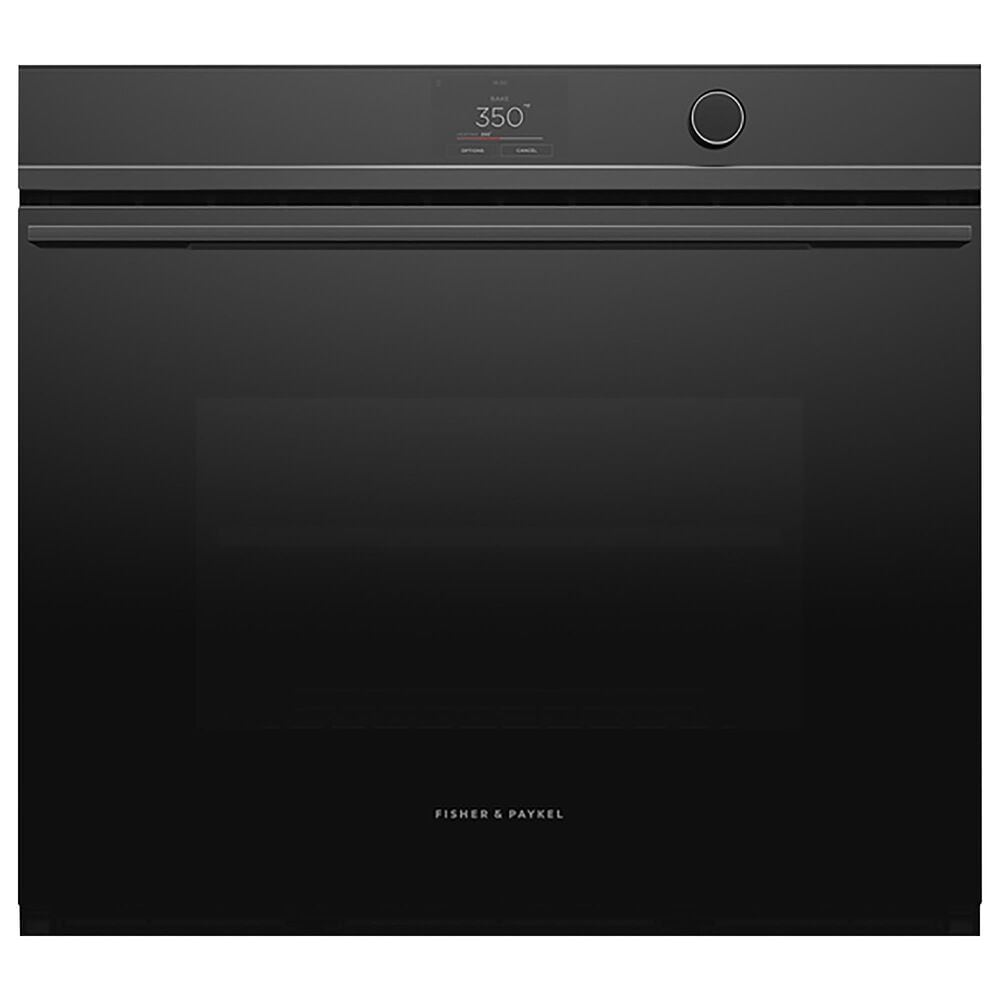 Fisher & Paykel 30" Electric Single Wall Oven with Digital and Knobs Control in Black, , large