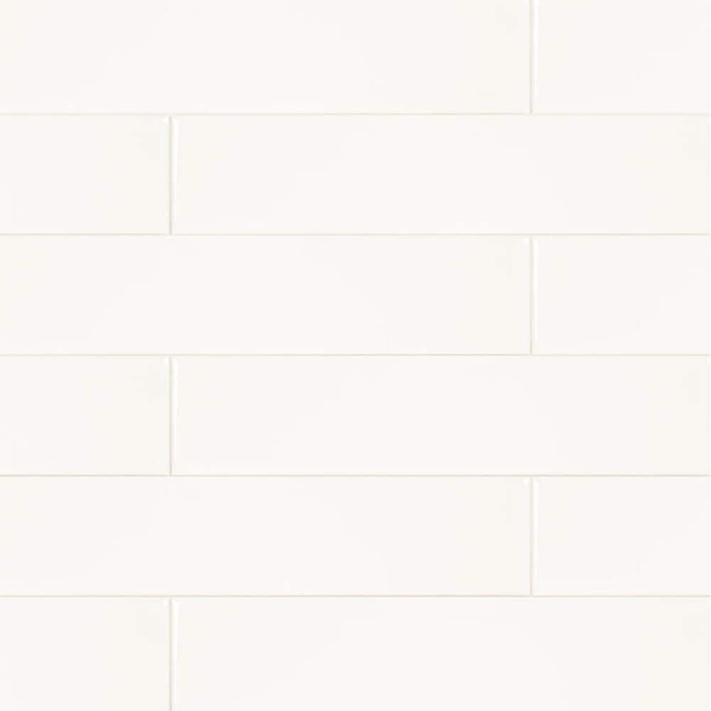MS International Metro White 2&quot; x 8&quot; Ceramic Tile, , large