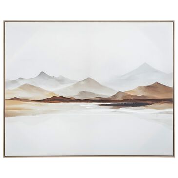 Ashley Karalen 50" x 40" Wall Art in White, Gray and Brown, , large