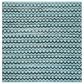 Safavieh Montauk 6" Square Turquoise, Blue and Black Area Rug, , large