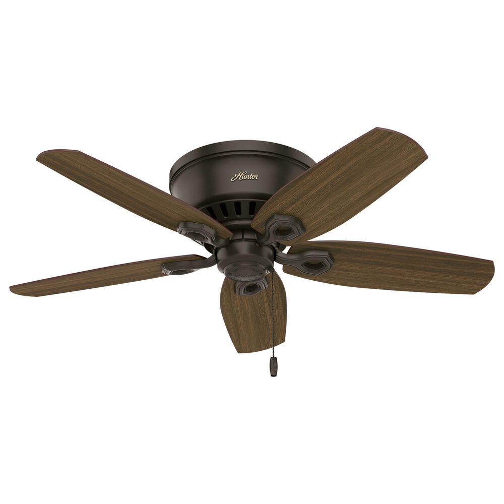 Hunter Builder Low Profile 42&quot; Ceiling Fan with Lights in New Bronze, , large