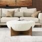 Jennifer Taylor Home Bali Upholstered Cocktail Ottoman in Ivory White, , large