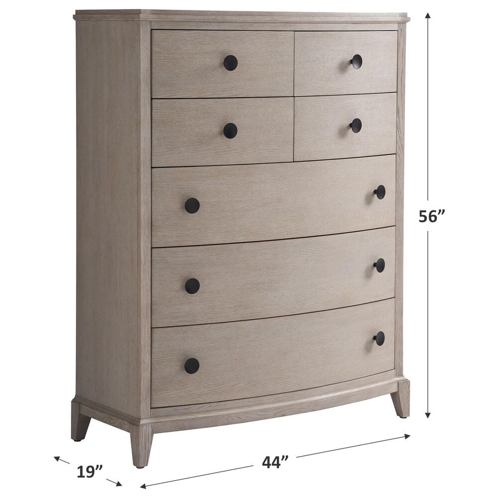 Furniture Worldwide Coalesce 7-Drawer Chest in Rolling Fog, , large
