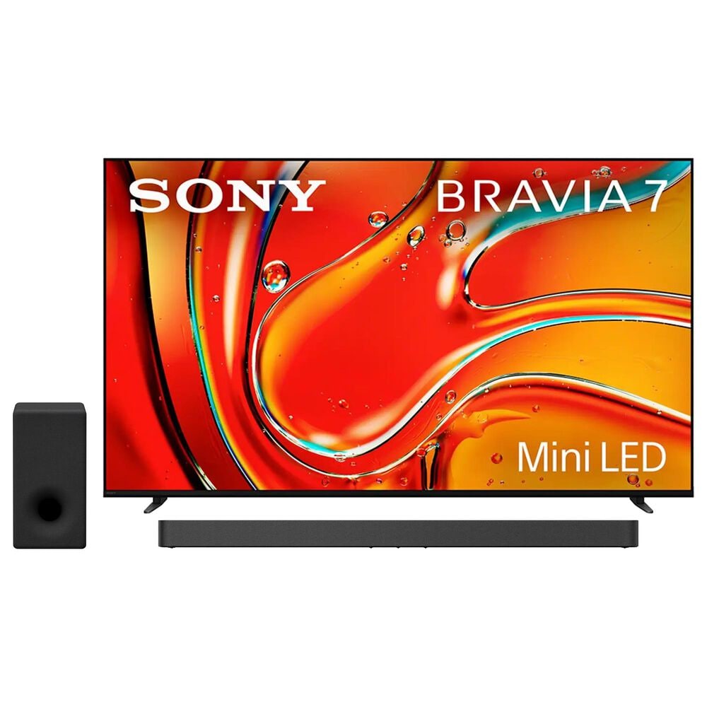 Sony *85" 4K LED TV w/Soundbar Sys, , large