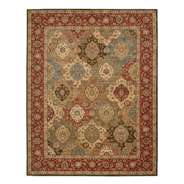 Nourison Living Treasures LI03 5"6" x 8"3" Mutli-Color Area Rug, , large