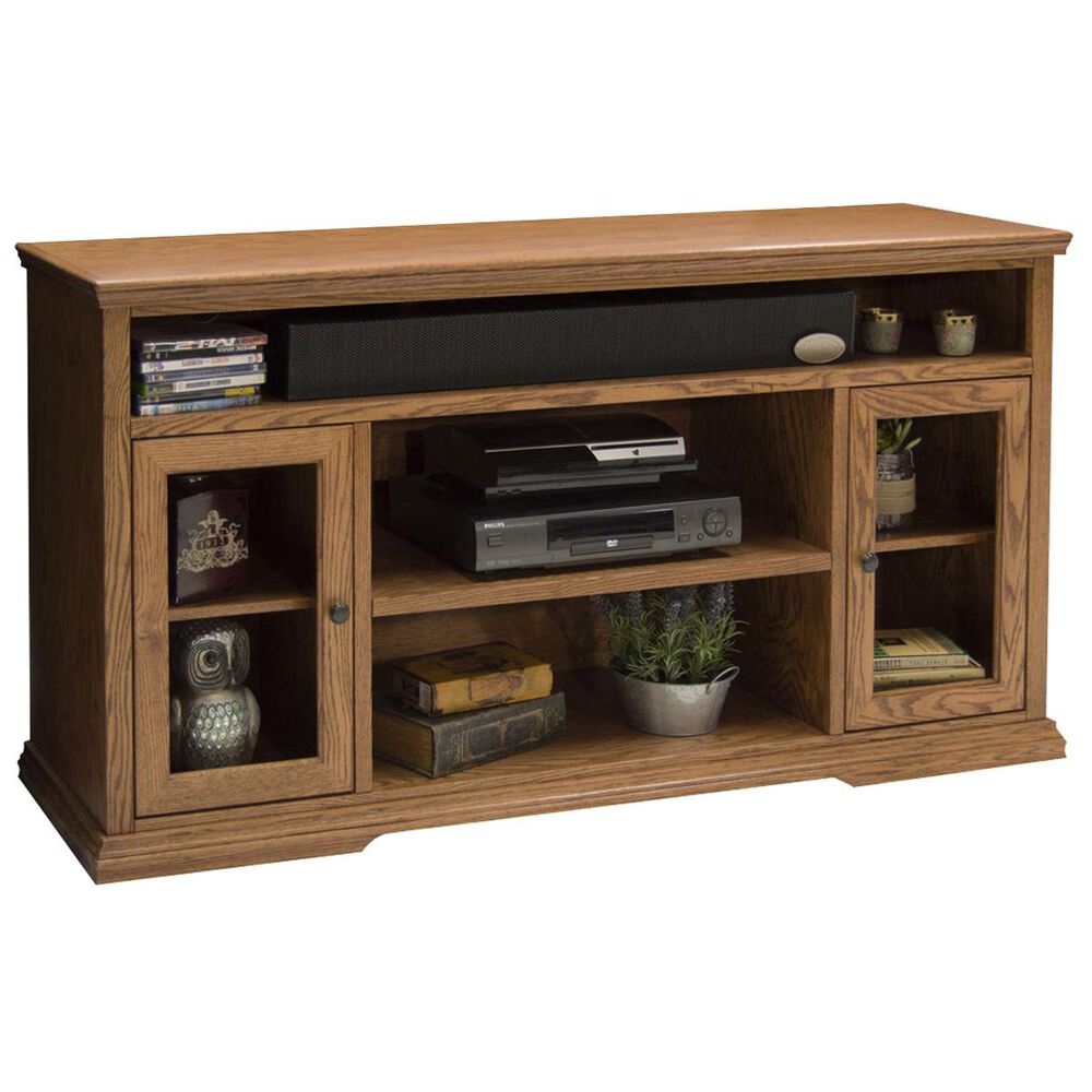 Endress International Colonial Place 62" Tall TV Cart in Golden Oak, , large