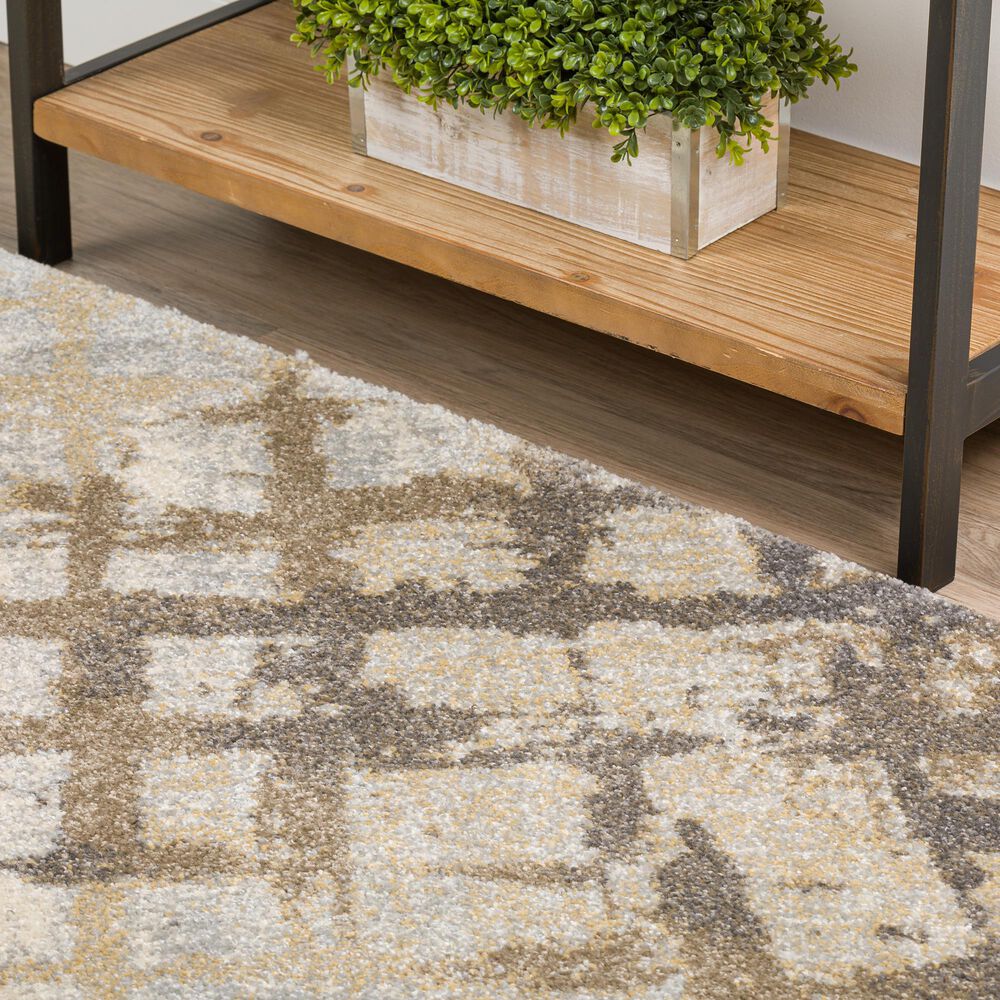 Dalyn Rug Company Orleans OR15SI 5&#39;1&quot; x 7&#39;5&quot; Silver Area Rug, , large