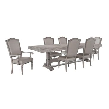 Elements Glenmore Dining Table and Dining Chairs in Aged Gray, , large