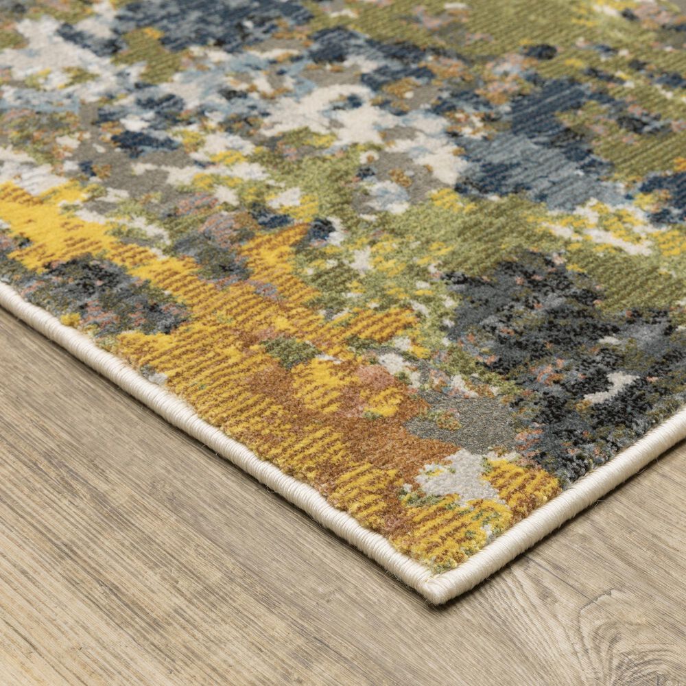 Oriental Weavers Caravan Abstract Painted 7&#39;10&quot; x 10&#39;10&quot; Multicolor Area Rug, , large