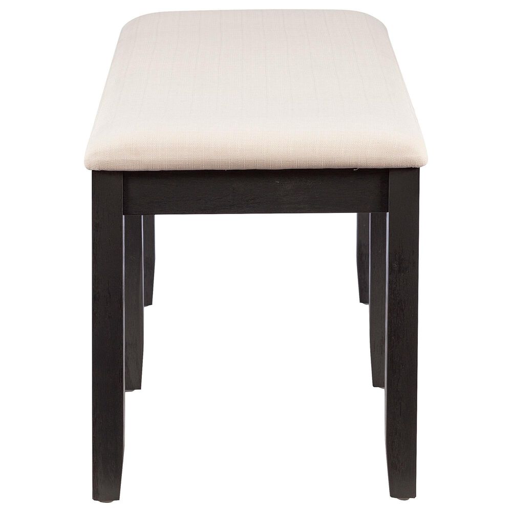 Linon Home Decor Jorissen Bench in Dark Charcoal, , large