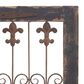 Maple and Jade 57" x 16" Gate Wall Decor in Dark Gray and Brown, , large