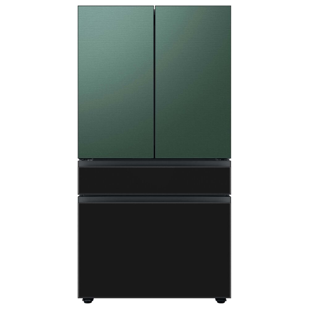 Samsung Bespoke Bespoke 4-Door French Door Refrigerator Bottom Panel in Charcoal Glass, , large