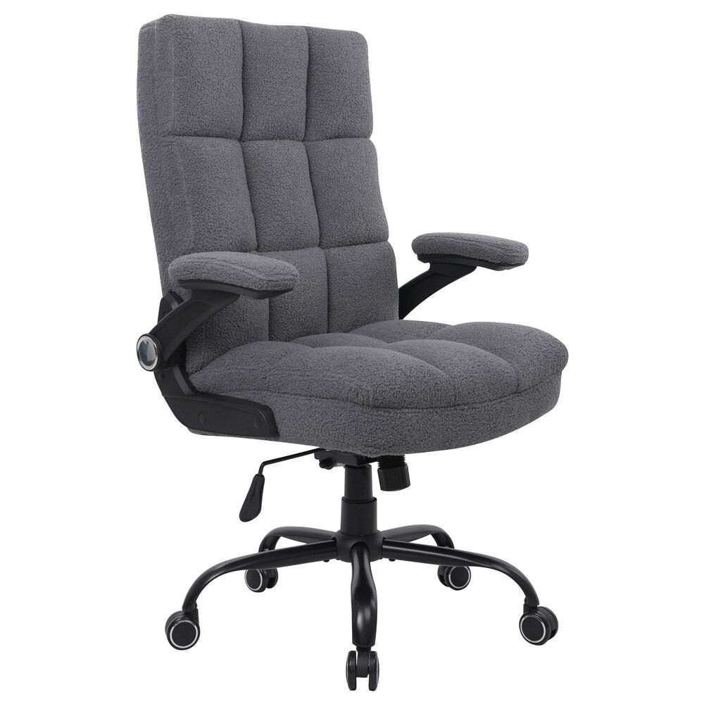 New Era Holding Group LTD Ergonomic Executive Desk Chair in Gray, , large