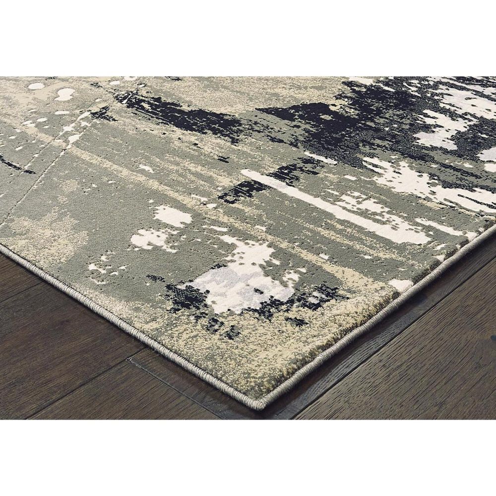 Oriental Weavers Bowen 109E 6&#39;7&quot; x 9&#39;6&quot; Black Area Rug, , large