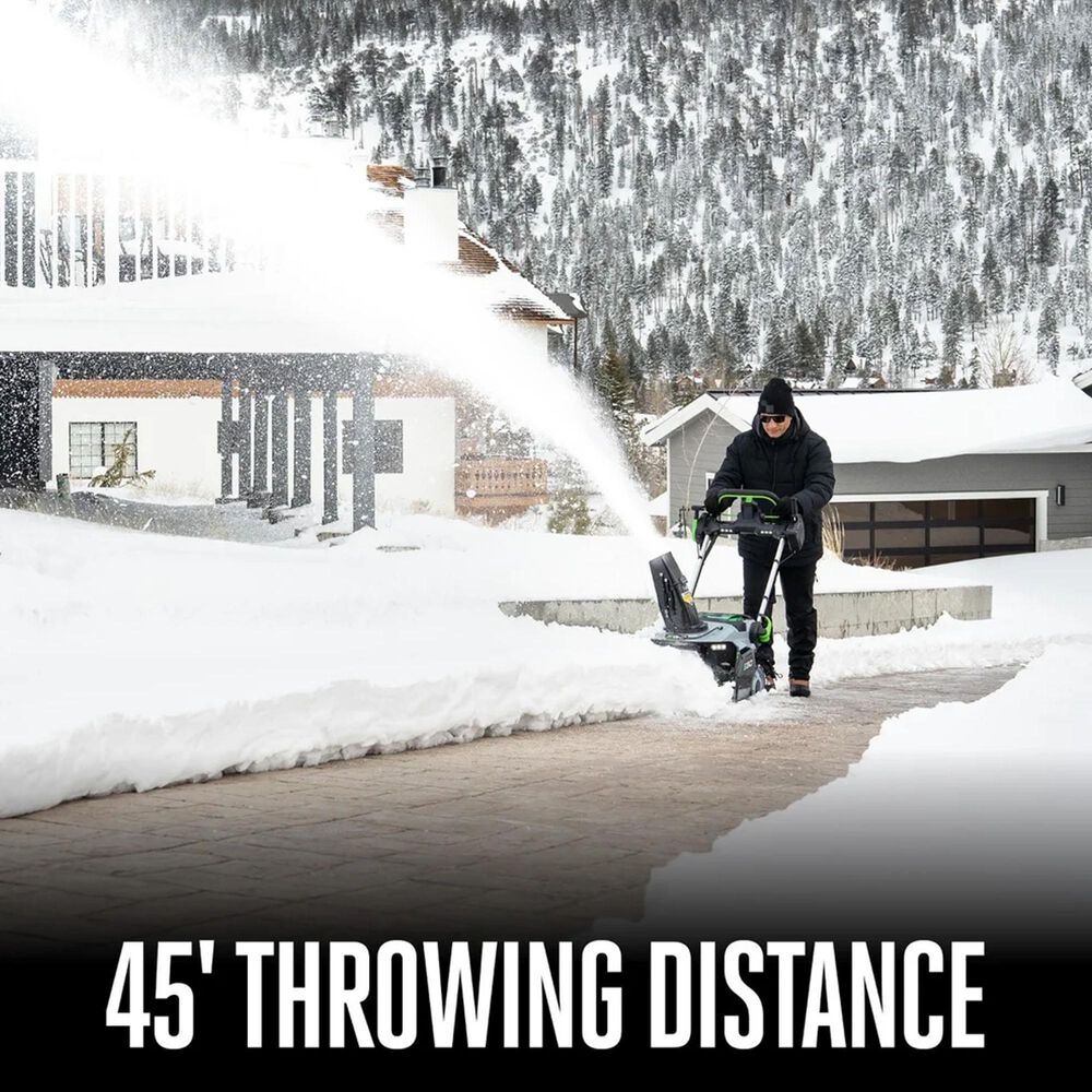 EGO 21" Power+ Auger Propelled Single-Stage Snow Blower Bare Tool w/ (2) 7.5ah batteries, and 560w Dual Port Charger, , large