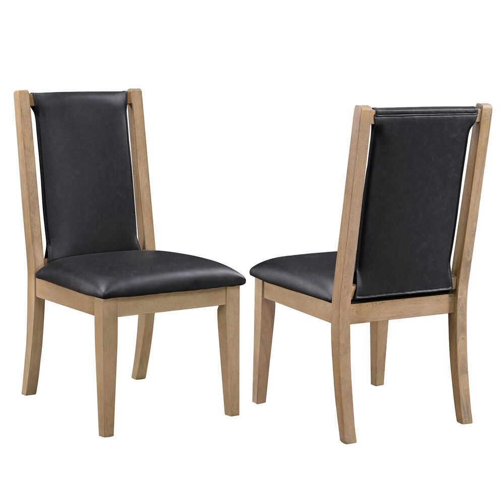 Steve Silver Orinda Dining Side Chair In Rustic Sand Brown, , large