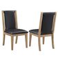 Steve Silver Orinda Dining Side Chair In Rustic Sand Brown, , large