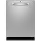 GE Appliances 2-Piece Kitchen Package with 22.1 Cu. Ft. French-Door Refrigerator and Pocket Handle Dishwasher in Fingerprint Resistant Stainless, , large