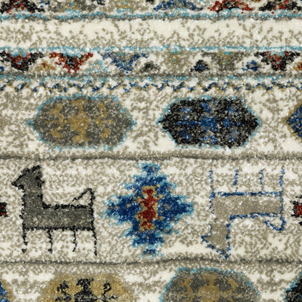 Oriental Weavers Venice 2&#39;3&quot; x 7&#39;6&quot; Ivory and Multicolor Runner, , large