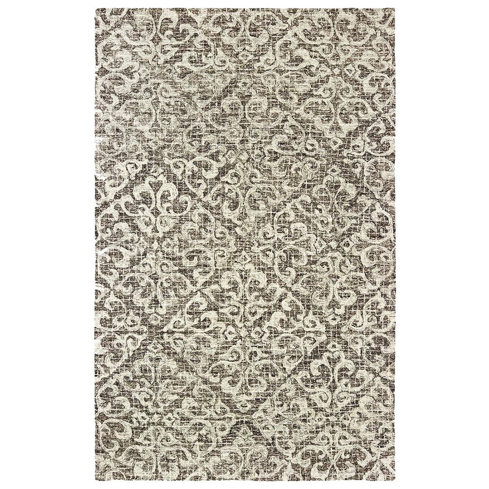 Oriental Weavers Tallavera 55607 2'6" x 8' Brown and Ivory Runner, , large