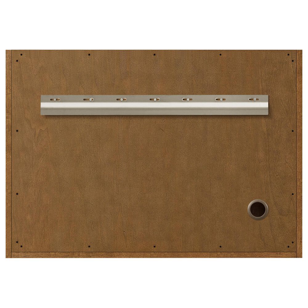 James Martin Laurent 36" Single Bathroom Vanity in Honey Oak with 3 cm Eternal Jasmine Pearl Silestone Top and Rectangular Sink, , large