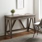 Walker Edison 46" A-Frame Computer Desk in Grey Wash, , large