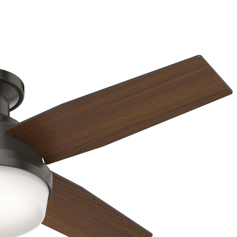 Hunter Dempsey Low Profile 44&quot; Ceiling Fan with Lights in Noble Bronze, , large
