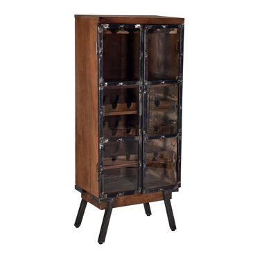Tiddal Home Layover Wine Rack in Caramel and Iron, , large