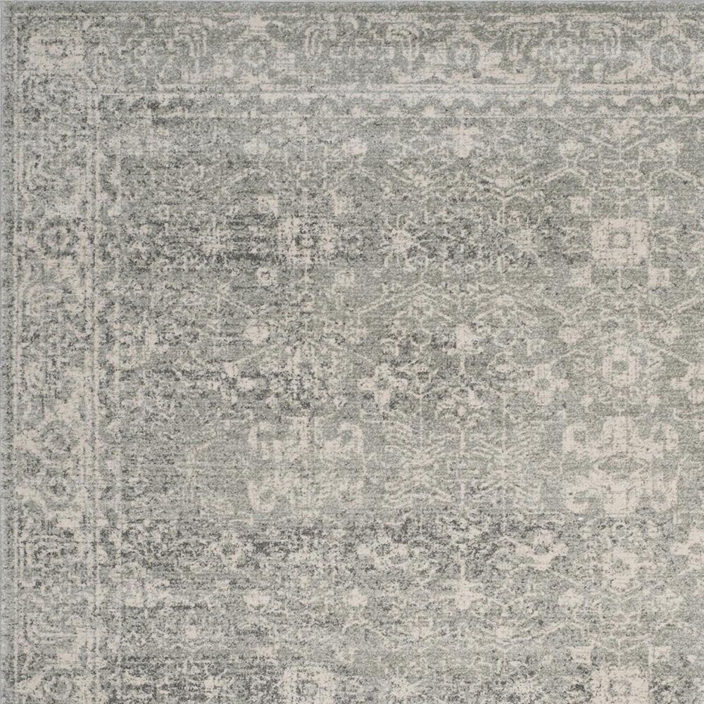 Safavieh Evoke EVK270Z 2&#39;2&quot; x 9&#39; Silver and Ivory Runner, , large