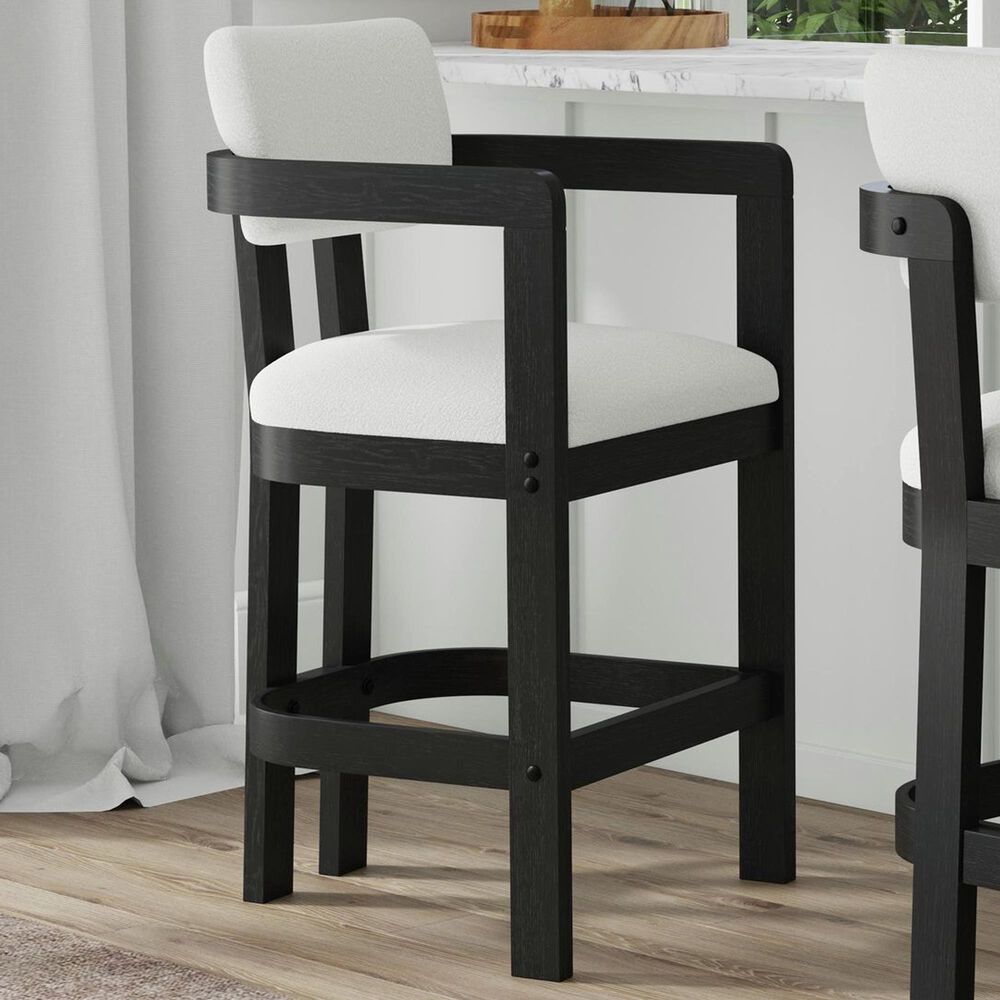 Mayberry Hill Portland Bar Stool in Black, , large