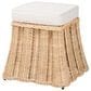 bali & pari Rotem Small Ottoman in Neutral, , large
