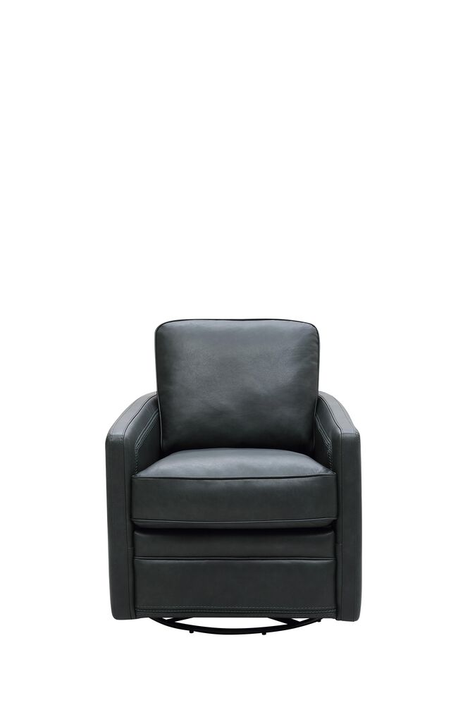 Italiano Furniture Turner Swivel Glider Chair in Forest Green, , large