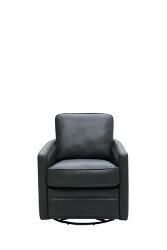 Italiano Furniture Turner Swivel Glider Chair in Forest Green, , large