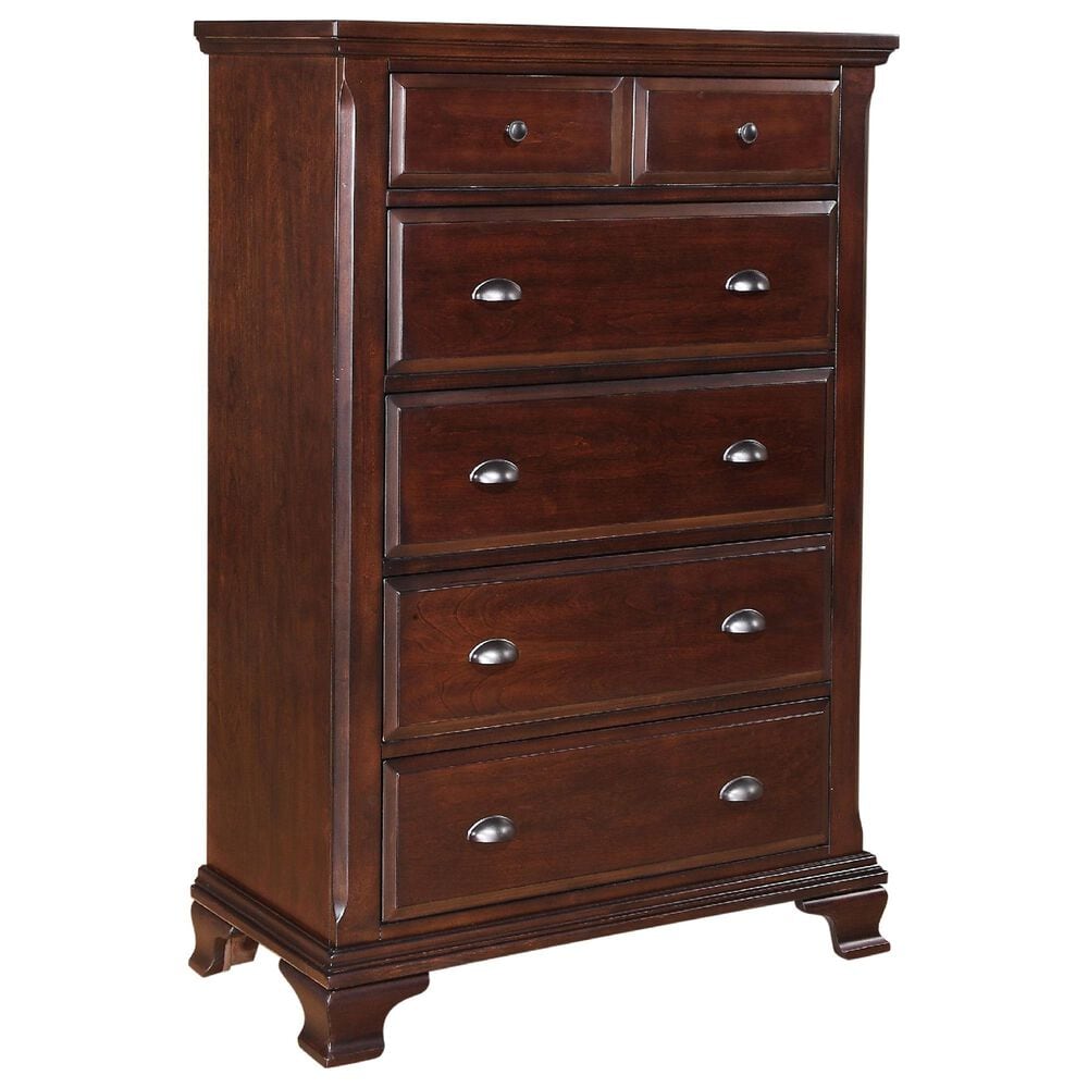 Mayberry Hill Canton 6-Drawer Chest in Cherry, , large