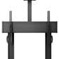Kanto TV Rolling Stand with Adjustable Shelf and Built-In Handles for 55" - 100" TVs in Black, , large
