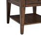 Belle Furnishings Lake House End Table in Rustic Brown Oak, , large