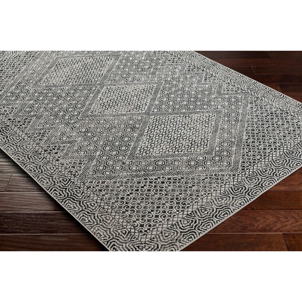 Surya Lavadora  LVR2341 9&#39;3&quot; x 12&#39; Black, Gray and Light Gray Area Rug, , large