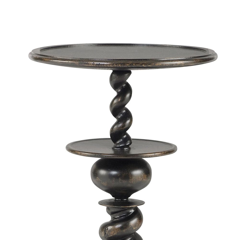 Century Monarch Lucia Candle Stand in Black, , large