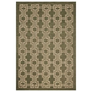 Loloi Barrow Moss and Beige 8"6" x 11"6" Area Rug, , large