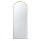 A&B Home Celine Arch Floor Mirror in Gold, , large