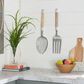 Maple and Jade 22" x 7" Kitchen Utensils Wall Decor in Brown and Silver (Set of 2), , large