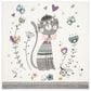 Safavieh Carousel CRK187 8" Square Ivory and Pink Kids  Area Rug, , large