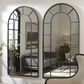 Uttermost Dillingham Arch Mirror in Aged Black, , large