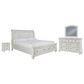 Ashley 4-Piece King Storage Bedroom Set in Antique White, , large