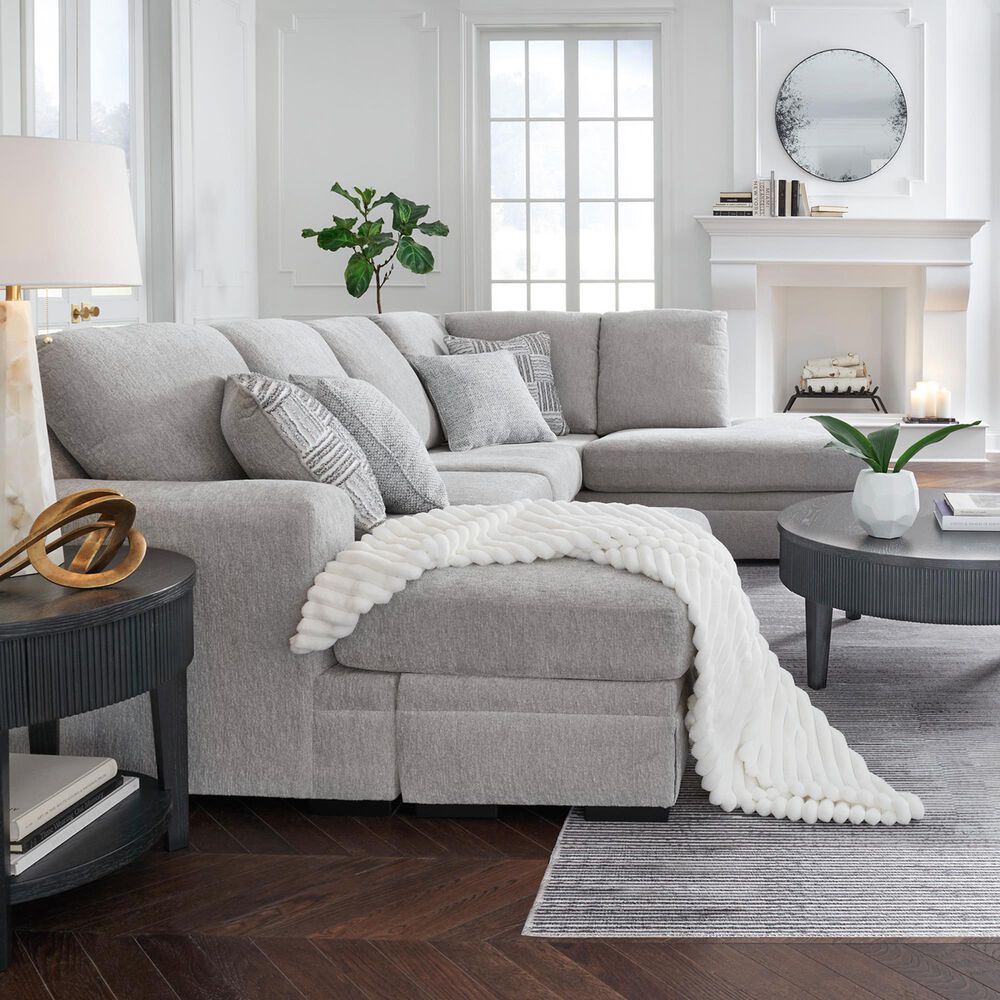 Ashley Gabyleigh 2-Piece Stationary Right Facing Sectional in Nickel, , large