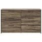 Ashley Elbrim 3-Piece Full Panel Bedroom Set in Weathered Brown, , large