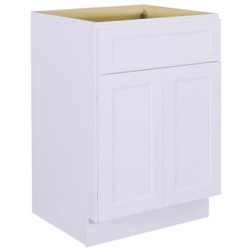 Aurafina Blair Shaker 24" Single Vanity Cabinet in Cunningham White, , large
