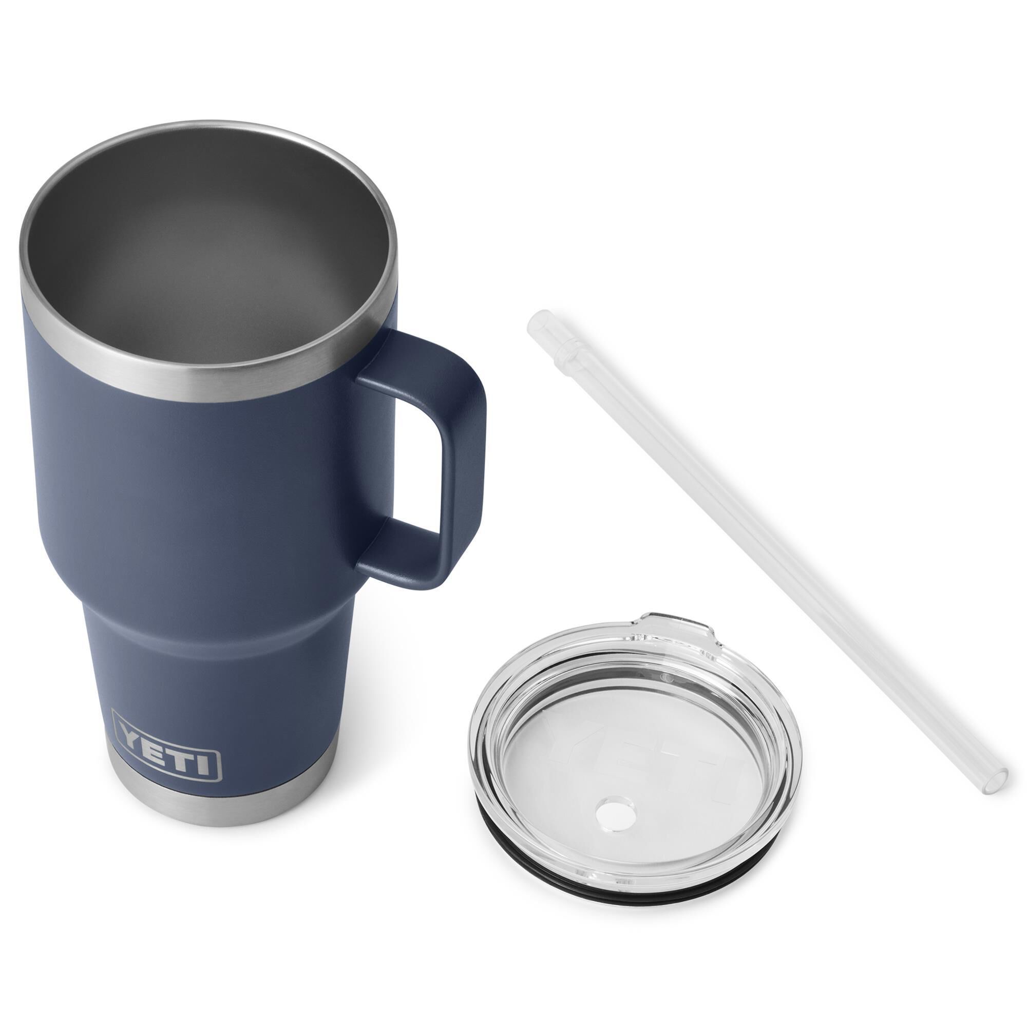 YETI Rambler 35 Oz Straw Mug with Straw Lid in Navy