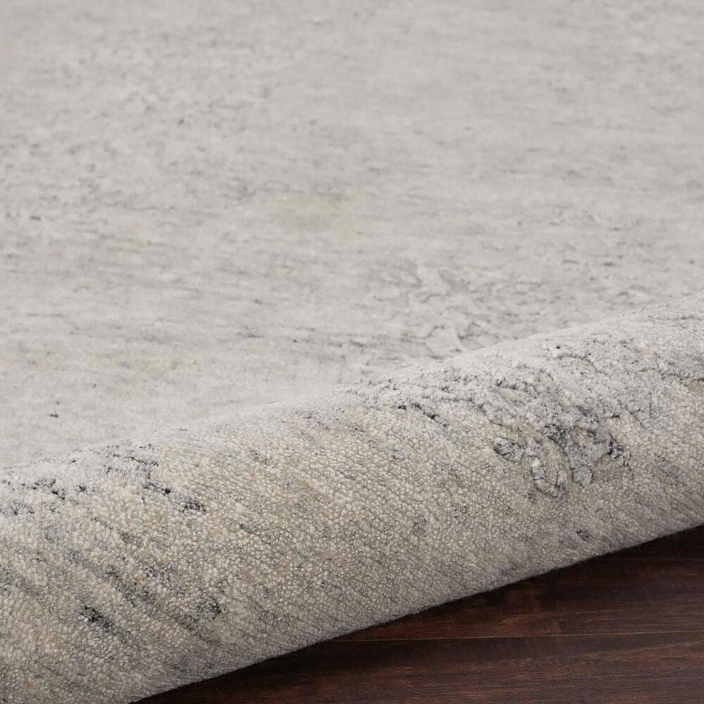 Nourison Silk Shadows 8&#39;6&quot; x 11&#39;6&quot; Ivory and Silver Area Rug, , large