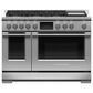 Fisher & Paykel 48" 6-Burner Dual Fuel Range with Griddle in Stainless Steel, , large